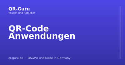 QR-Code Anwendungen