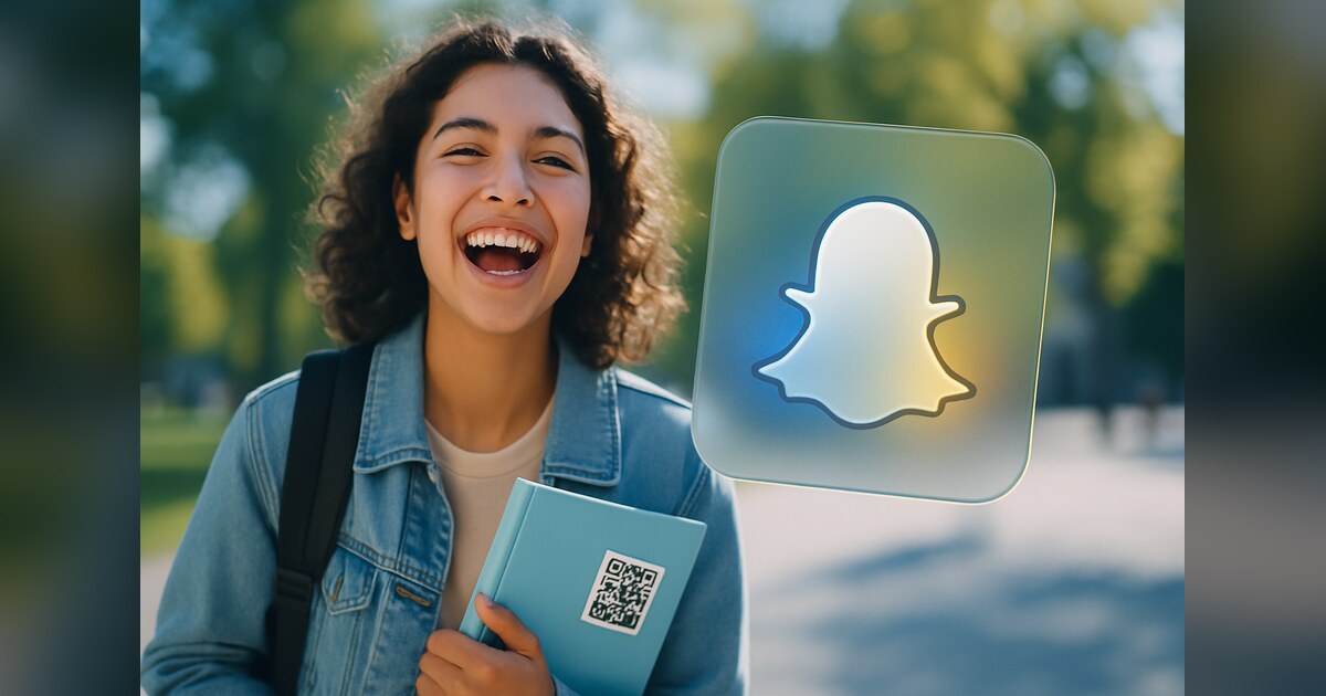 Snapchat-QR-Code Anwendungsbeispiel
