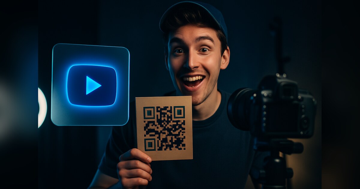 YouTube-QR-Code Anwendungsbeispiel