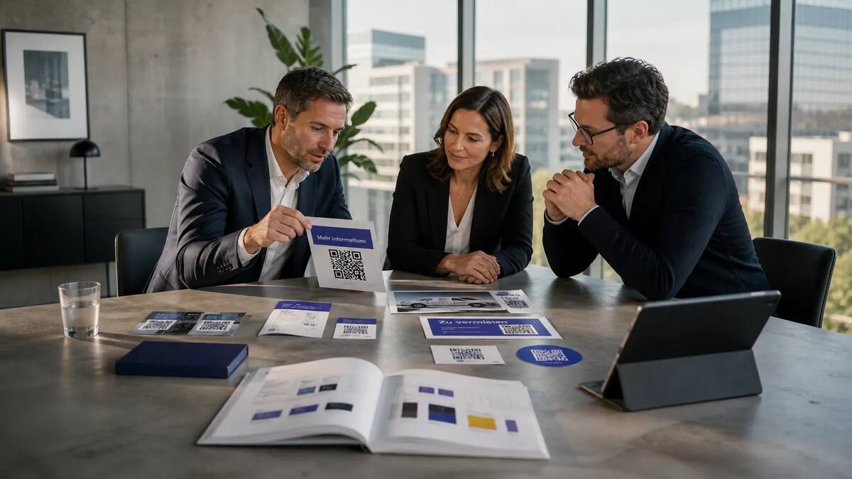 Team-Besprechung mit URL-Shortener Statistik-Auswertung — anonyme Klick-Daten