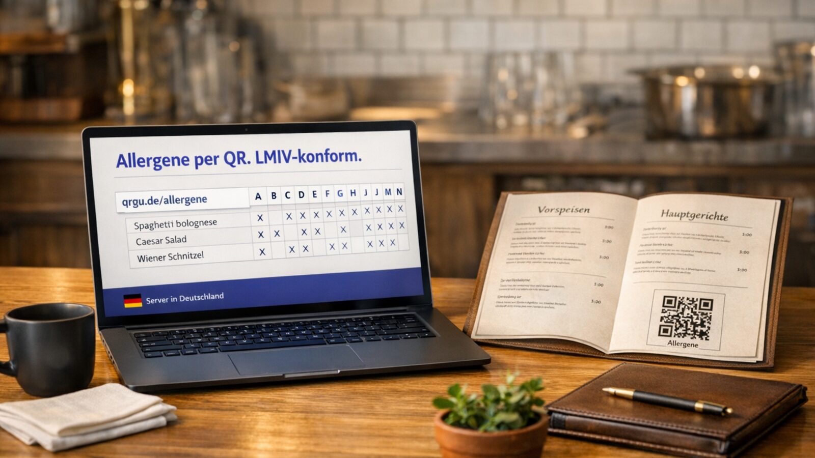 Allergenkennzeichnung per QR-Code: LMIV-konform fuer Restaurants